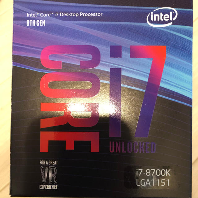 Intel Core i7-8700K  殻割りクマメタル化済