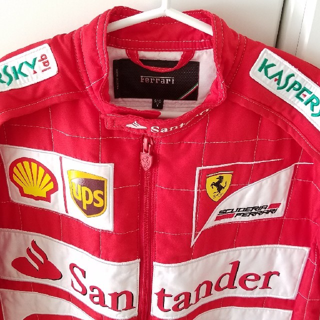 Ferrari(フェラーリ)のフェラーリ　レーシングスーツ　F 1 ハロウィン　 キッズ/ベビー/マタニティのキッズ服男の子用(90cm~)(ジャケット/上着)の商品写真