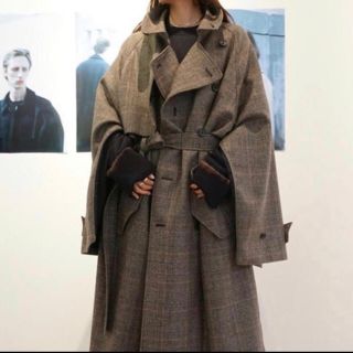 定価 stein 19AW LAY OVERSIZED OVERLAP COAT(トレンチコート)