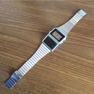 カシオ(CASIO)のデータバンク シルバー CASIO(腕時計(デジタル))