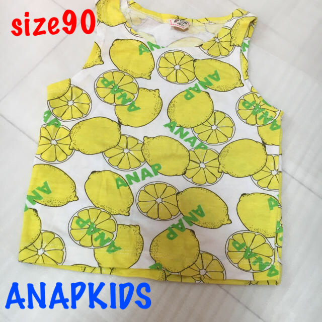 ANAP Kids(アナップキッズ)のANAP 子供服 タンクトップ ANAPKIDS ノースリーブ キッズ/ベビー/マタニティのキッズ服女の子用(90cm~)(Tシャツ/カットソー)の商品写真
