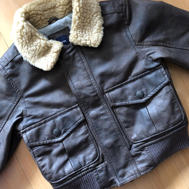 babyGAP(ベビーギャップ)のライダースジャケット baby Gap キッズ/ベビー/マタニティのキッズ服男の子用(90cm~)(ジャケット/上着)の商品写真