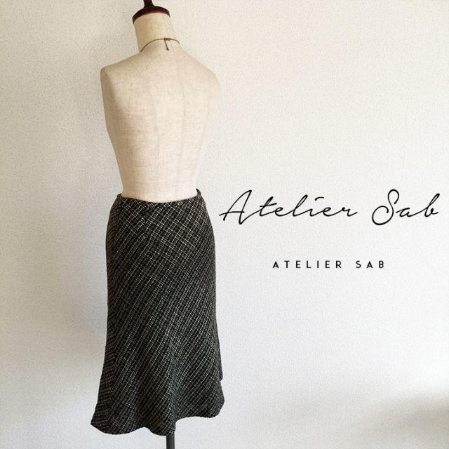 ATELIER SAB(アトリエサブ)のアトリエサブ☆秋物タイトフレアスカート レディースのスカート(ひざ丈スカート)の商品写真