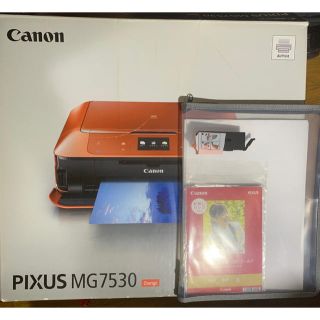 キヤノン(Canon)のキャノン プリンター Canon PIXUS MG7530 オレンジ(その他)