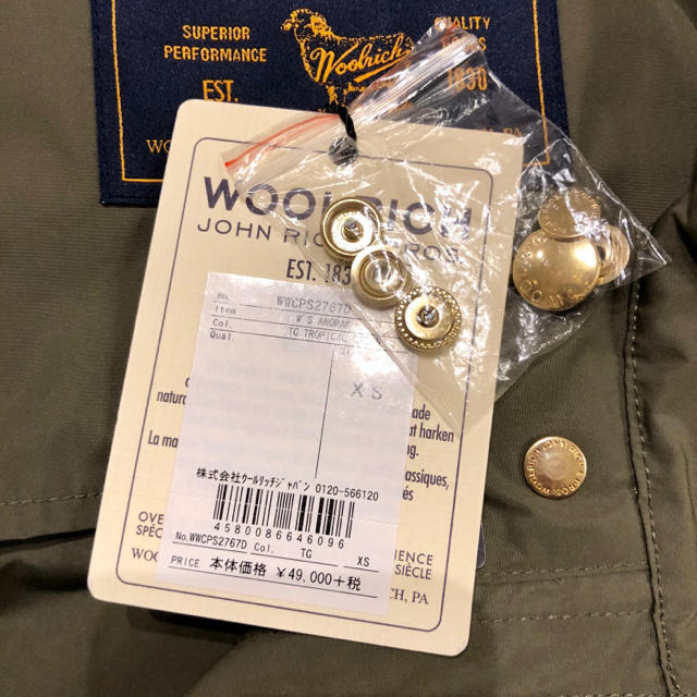 WOOLRICH アノラック タグ付