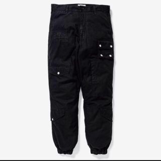 ダブルタップス(W)taps)の【Ｓサイズ】黒 WTAPS MODULAR TROUSERS モジュラー(ワークパンツ/カーゴパンツ)