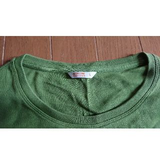 UNIQLO ユニクロ カットソー 七分袖 グリーン(カットソー(長袖/七分))