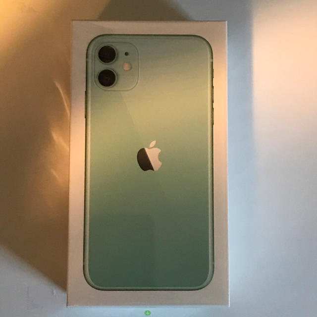 新品 iPhone11 グリーン 64GB simフリー Apple store