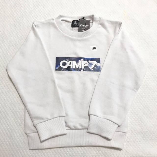 Right-on(ライトオン)の【新品】CAMP7 スウェット 110 キッズ/ベビー/マタニティのキッズ服男の子用(90cm~)(Tシャツ/カットソー)の商品写真