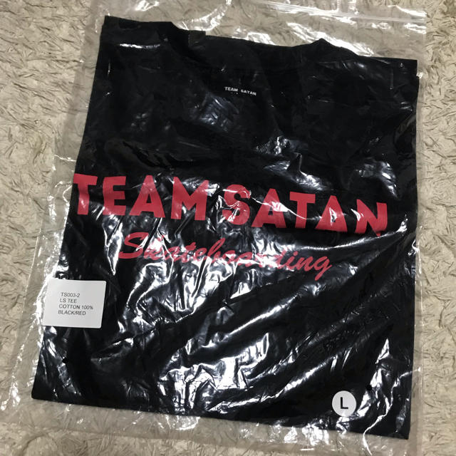 未使用TEAM SATAN ロングスリーブTシャツ メンズのトップス(Tシャツ/カットソー(七分/長袖))の商品写真