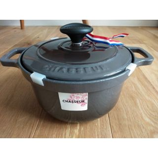 ルクルーゼ(LE CREUSET)のシャスール　コクエル16cm（黒つまみ）

(鍋/フライパン)