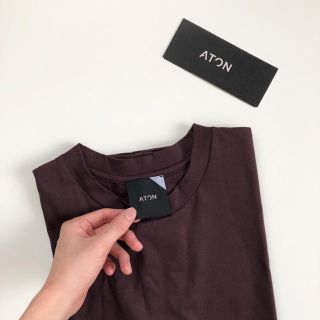 コモリ(COMOLI)の値下げしました。ATONのビックシルエットTシャツ(Tシャツ/カットソー(半袖/袖なし))