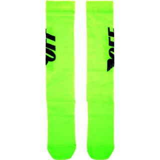 オフホワイト(OFF-WHITE)のOff white wing socks green ssense購入品 (ソックス)