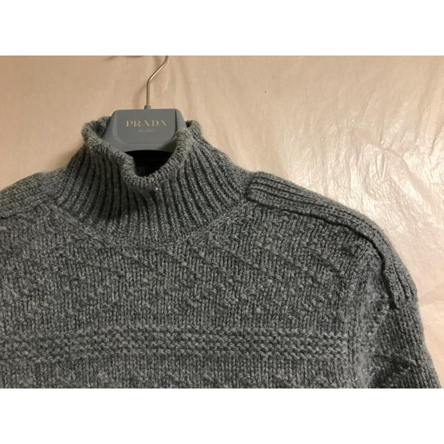 RAF SIMONS - 2006秋冬 RAF SIMONS ウールカシミア 変則編みニットの