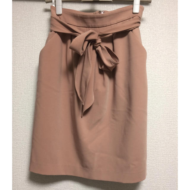 PROPORTION BODY DRESSING(プロポーションボディドレッシング)のPROPORTION☆ウエストリボンスカート レディースのスカート(ひざ丈スカート)の商品写真