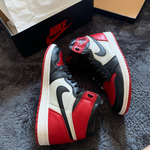 今週限定値下げ NIKE AIR JORDAN1 BRED TOE