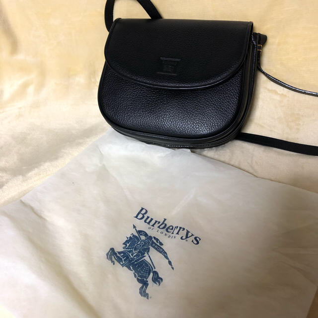 BURBERRY - バーバリー ショルダーバッグ レザー ノバチェック 黒 斜