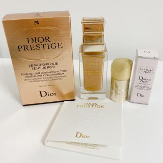 ディオール(Dior)のディオール プレステージ ル フルイド タン ドゥ ローズ(ファンデーション)