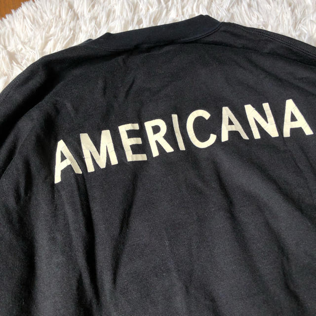 AMERICANA(アメリカーナ)のAmericana アメリカーナ ハイネックサイドジップスウェット web限定 レディースのトップス(Tシャツ(長袖/七分))の商品写真