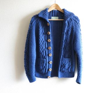 インバーアラン(INVERALLAN)のINVERALLAN インバーアラン カーディガン blue(ニットコート)