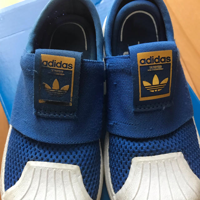 adidas(アディダス)のアディダス スリッポン メッシュ 14.0cm キッズ/ベビー/マタニティのベビー靴/シューズ(~14cm)(スリッポン)の商品写真