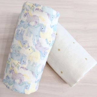 ユニコーン×星 エルゴ よだれカバー(外出用品)