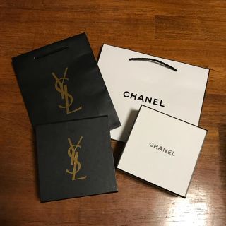 イヴサンローランボーテ(Yves Saint Laurent Beaute)のCHANEL YSL 空箱紐付(ショップ袋)