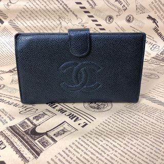 シャネル(CHANEL)のシャネル  長財布 キャビアスキン  ココ(財布)