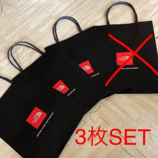 ザノースフェイス(THE NORTH FACE)の新品！未使用！ノースフェイスショップ袋3枚SET(ショップ袋)