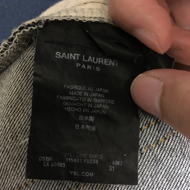 Saint Laurent(サンローラン)のSaint Laurent Paris パンツ(中古) メンズのパンツ(デニム/ジーンズ)の商品写真