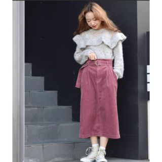 ダブルクローゼット(w closet)のw closet ♡ コーデュロイスカート【 お値下げ 】(ロングスカート)