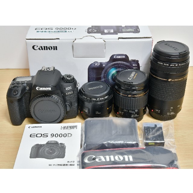 Canon - Canon EOS 9000D 標準＆望遠＆単焦点トリプルレンズセット