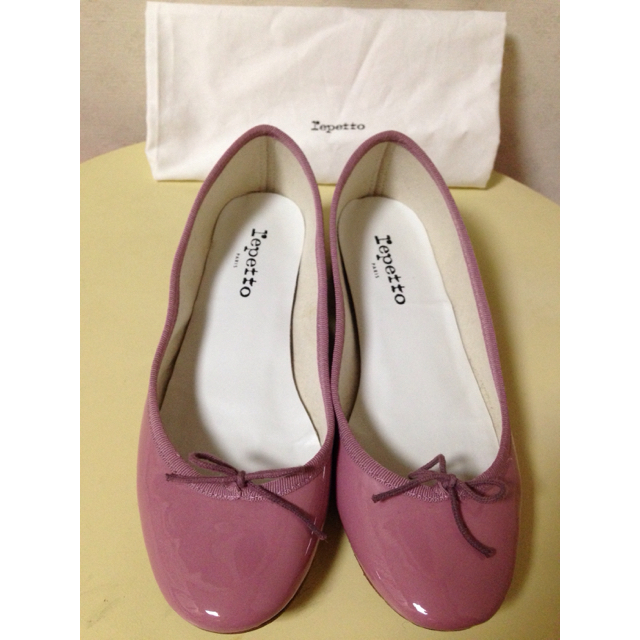 【新品】repetto レペット 25 カミーユ エナメル ピンク パンプス