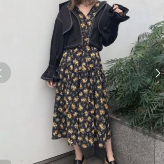 ムルーア(MURUA)の小花柄シャツワンピース♡(ロングワンピース/マキシワンピース)