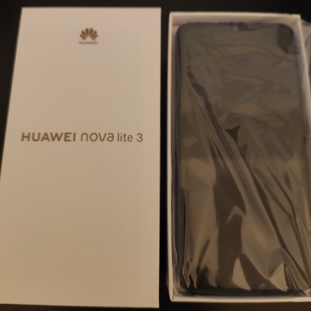 【新品未使用品】HUAWEI nova lite 3 ブルー　SIMフリー