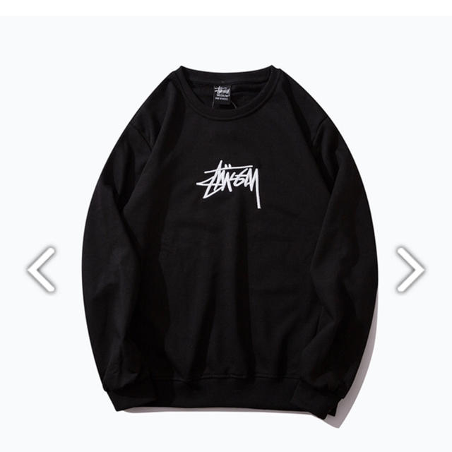 STUSSY - ステューシー 黒 スウェットの通販 by WOMBAT's shop STUSSY - ステューシー 黒 スウェットの通販 by WOMBAT's shop