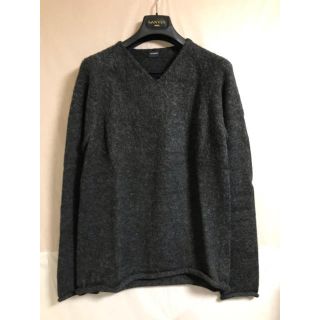 ジルサンダー(Jil Sander)の期間限定価格！！JIL SANDER アルパカ100% 起毛切り替えニット(ニット/セーター)