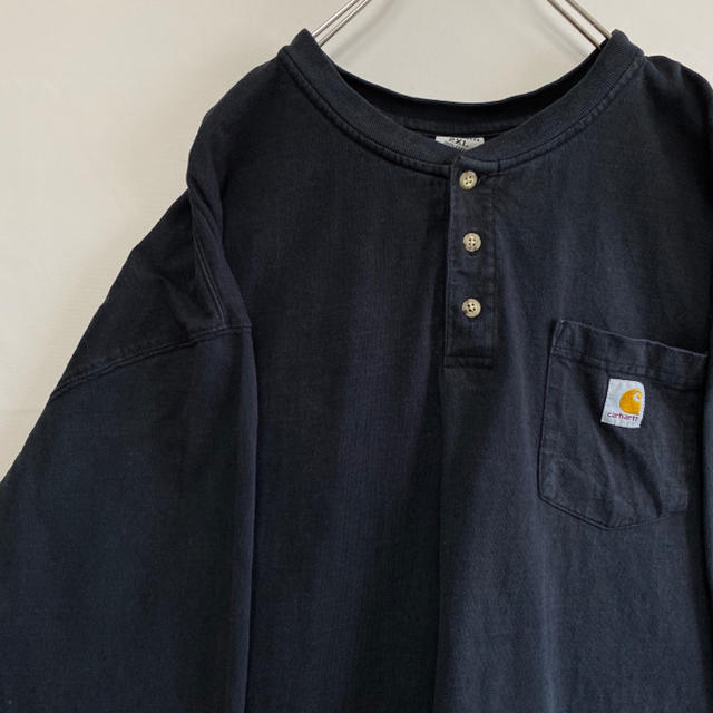 カーハート Carhartt ヘンリー ネック ポケット ロングTシャツ ロンT