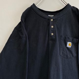 カーハート(carhartt)のカーハート Carhartt ヘンリー ネック ポケット ロングTシャツ ロンT(Tシャツ/カットソー(七分/長袖))