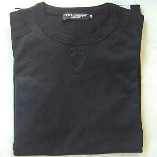 ドルチェアンドガッバーナ(DOLCE&GABBANA)のDG DOLCE&GABBANA ドルガバ 長袖 Tシャツ 黒 44サイズ(Tシャツ/カットソー(七分/長袖))