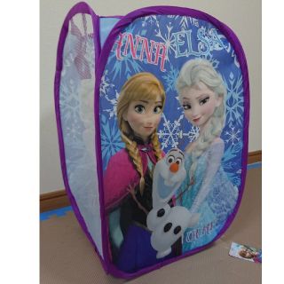 アナトユキノジョオウ(アナと雪の女王)のアナと雪の女王 ブルー ランドリー おもちゃ 片付け(キャラクターグッズ)