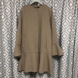 ザラ(ZARA)のZARA♡ペプラムコート(ロングコート)