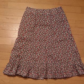 ローラアシュレイ(LAURA ASHLEY)のLAURA ASHLEＹ ミモレ丈スカート11AR(ひざ丈スカート)