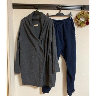 ナチュラルランドリー(NATURAL LAUNDRY)の可愛いです●コロニーakoloniウールコクーンカーデアウター(カーディガン)