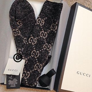 グッチ(Gucci)の新品♡人気 GUCCI グッチ GGロゴ ラメ ソックス ブラック(その他)