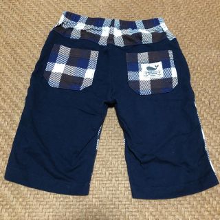 ハッシュアッシュ(HusHush)のハッシュアッシュ チェック柄 ハーフパンツ 美品 120(パンツ/スパッツ)