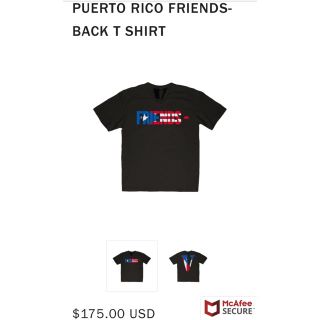 シュプリーム(Supreme)のPUERTO RICO FREIENDS BACK T SHIRT(Tシャツ/カットソー(半袖/袖なし))