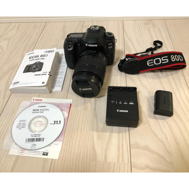 [値下交渉可]Canon EOS 80D ズームレンズキット NDフィルター付きスマホ/家電/カメラ