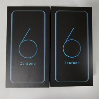 エイスース(ASUS)の※zdn0123a樣専用※ZenFone6 6G銀２台 未開封 国内品 送料無料(スマートフォン本体)