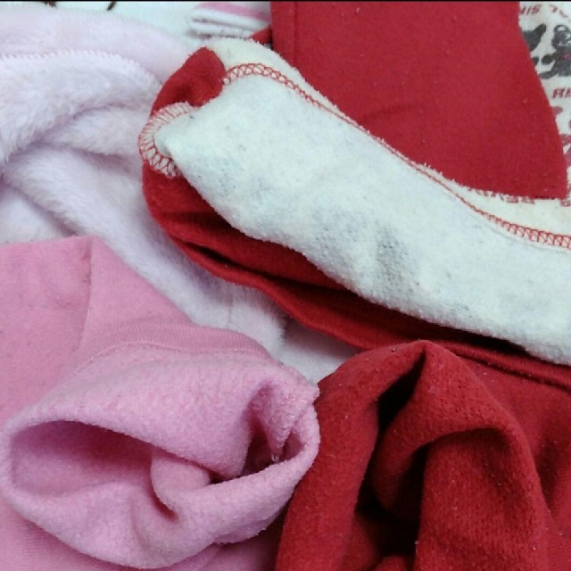 西松屋(ニシマツヤ)のパジャマ２枚セット　冬用　裏起毛 キッズ/ベビー/マタニティのキッズ服女の子用(90cm~)(パンツ/スパッツ)の商品写真
